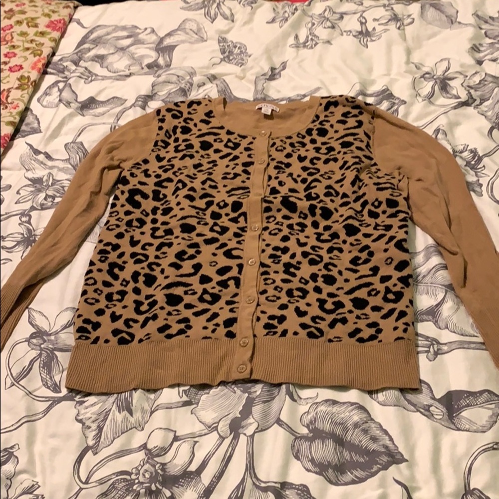 Leopard Print Cardigan - Never Worn!
